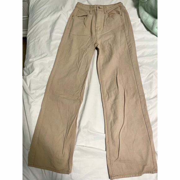 SHEIN High waist slant pocket Straight Jeans - Picture 4 of 4